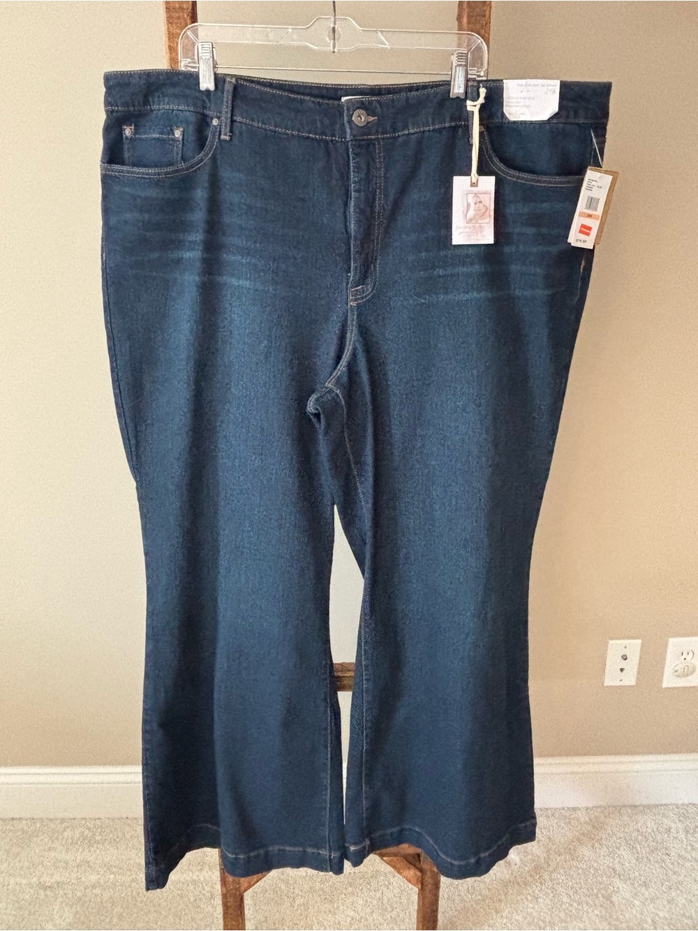 Jessica Simpson Dark Blue Wide Leg Jeans NWT